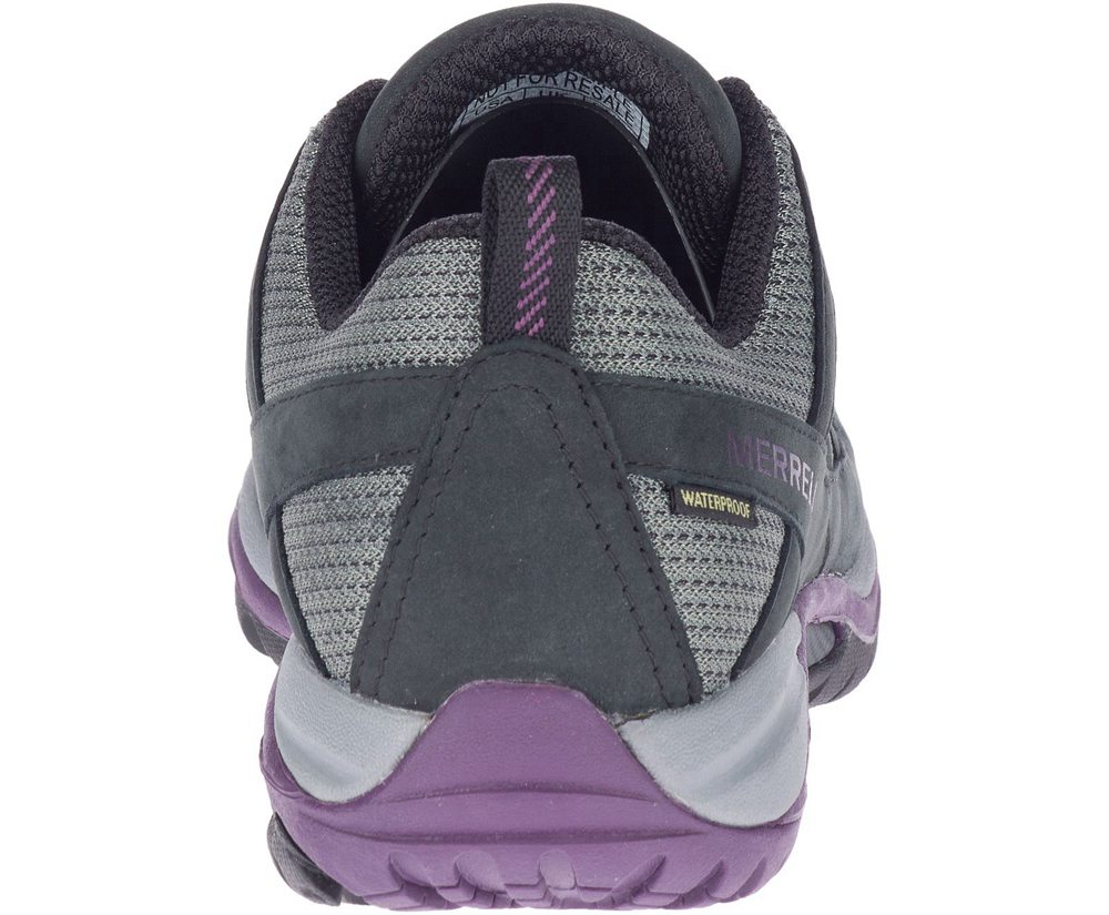 Merrell Vandresko Dame - Siren Sport 3 Waterproof Wide Width - Sort - PUR294831